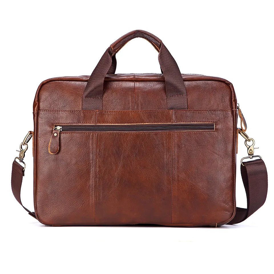 Business Genuine Leather Laptop Bag