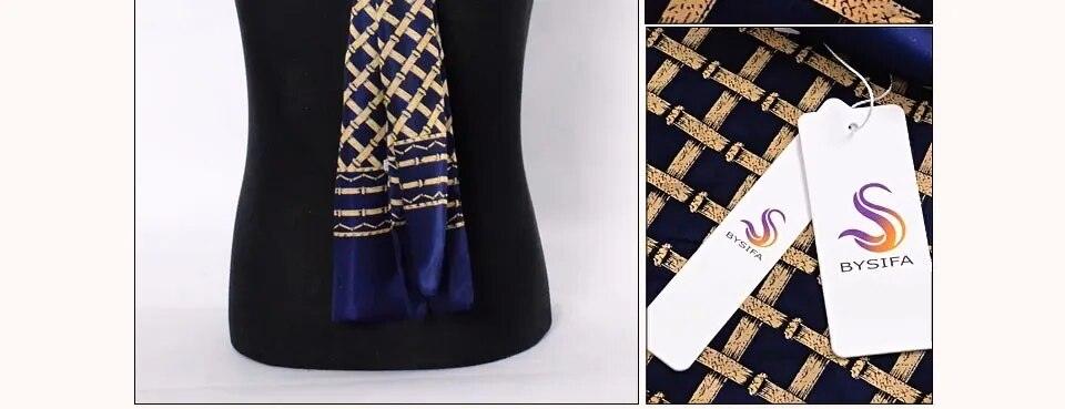 Men Silk Scarves Long 160*26cm