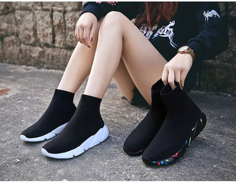 Flexible Sole Sports Breathable Ankle Socks Shoes