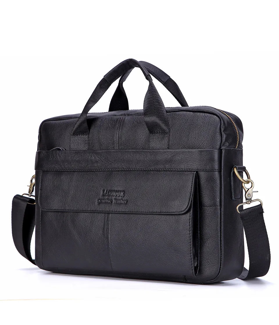 Business Genuine Leather Laptop Bag