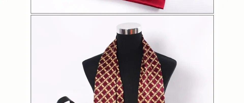 Men Silk Scarves Long 160*26cm