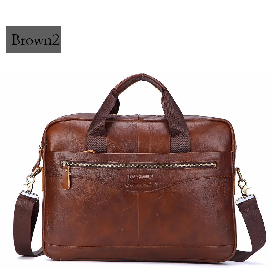 Business Genuine Leather Laptop Bag