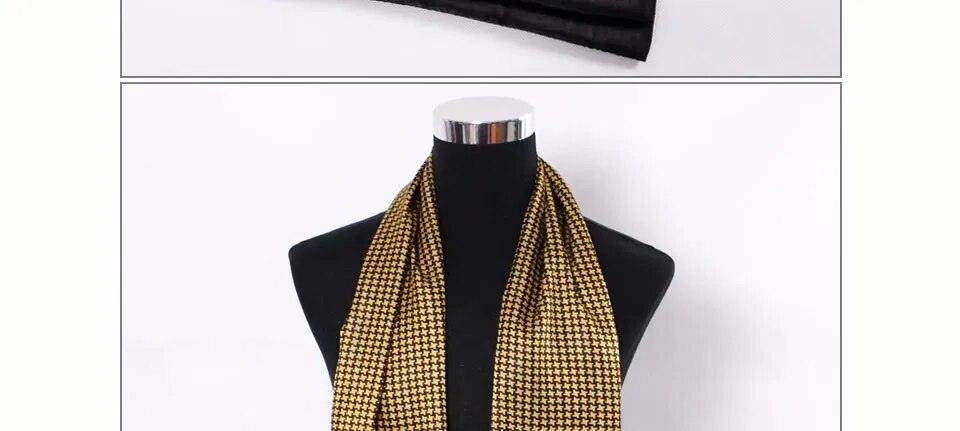 Men Silk Scarves Long 160*26cm