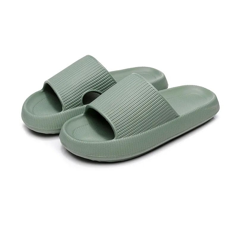 Thick Cloudy Slippers Indoor Slides Soft Anti-Slip