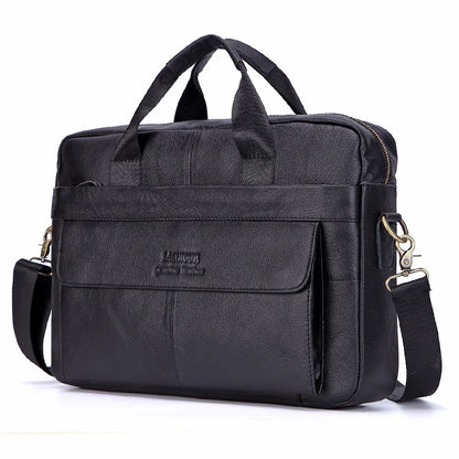 Business Genuine Leather Laptop Bag