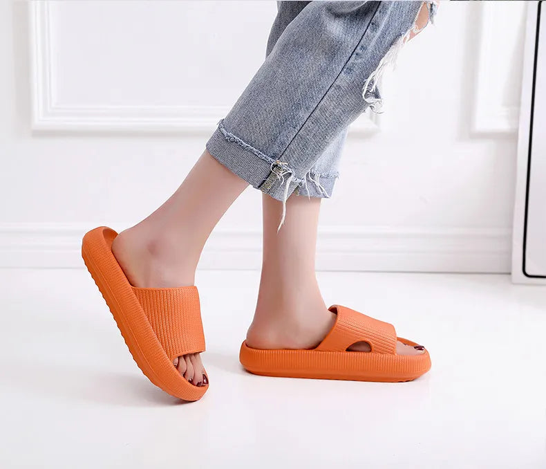 Thick Cloudy Slippers Indoor Slides Soft Anti-Slip