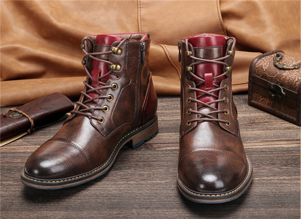 Men Narrow Front Winter Boots