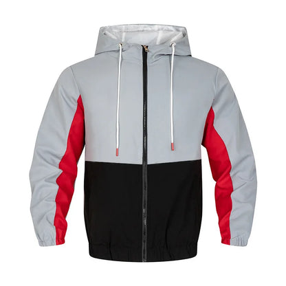 Spring Men's Sports & Leisure Jacket, Double-Hooded