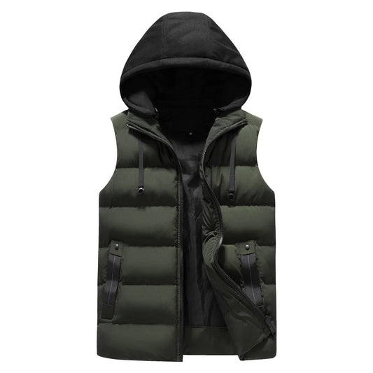 Fashionable Hooded Bodywarmer for Men