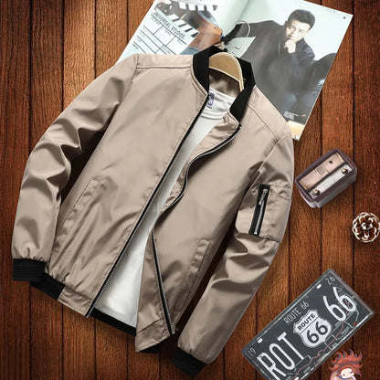 Men's Slim Baseball Jacket: New Spring/Autumn Style