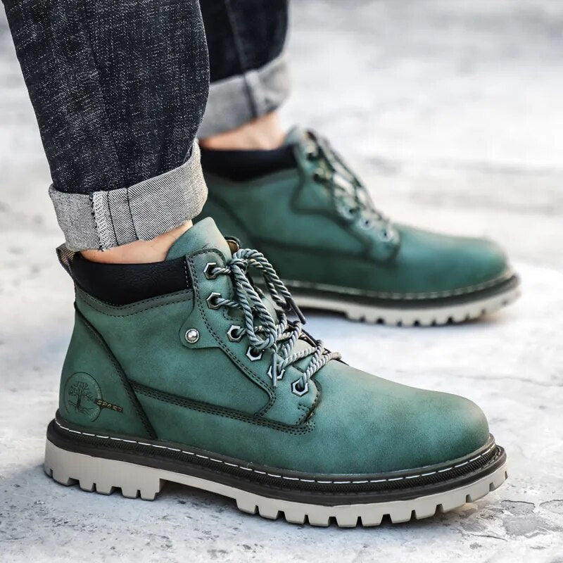 Warm Winter Waterproof Short Ankle Boots For Men