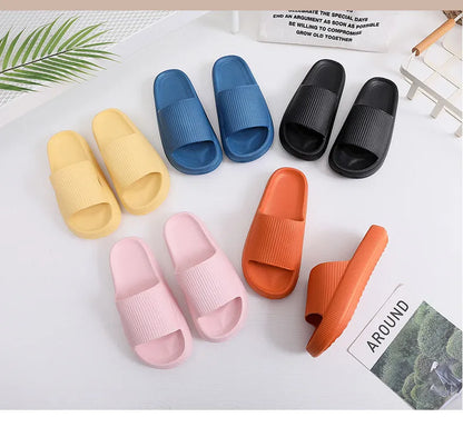 Thick Cloudy Slippers Indoor Slides Soft Anti-Slip