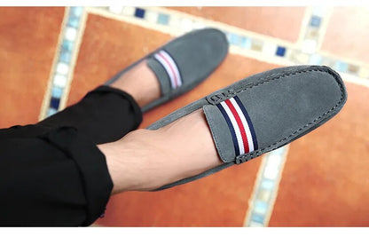 Suede Slip on Comfy Loafers for Men