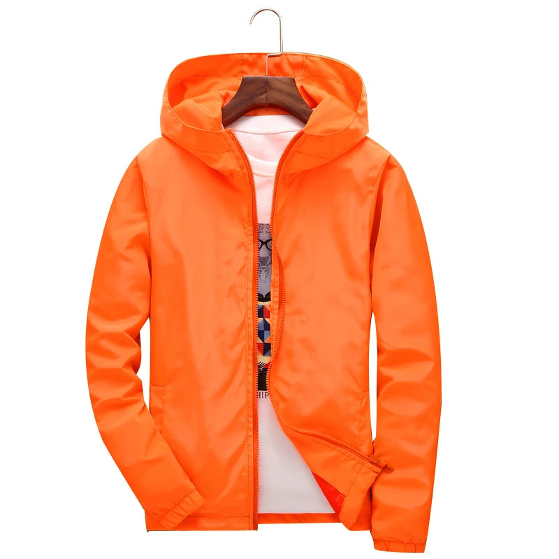 Custom Men's Waterproof Sports Jacket: Windbreaker from S to 7XL