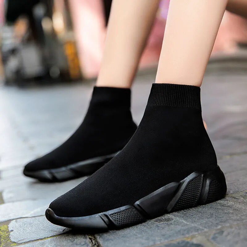 Warm Plush Flexible Sole Sports Breathable Ankle Socks Shoes