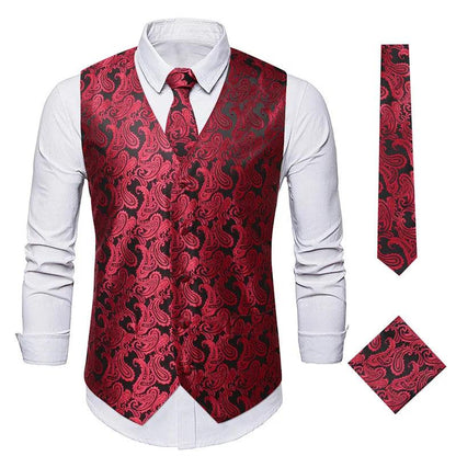 Sunflower Classic Embroidered Vests for Men