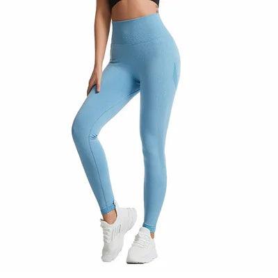 High-Waist Seamless Yoga Pants: Gym Workout Wear