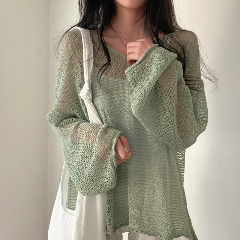 Long Sleeves Casual Sweaters Pullovers