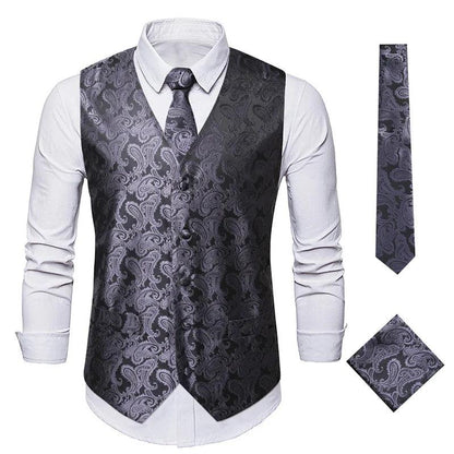 Sunflower Classic Embroidered Vests for Men