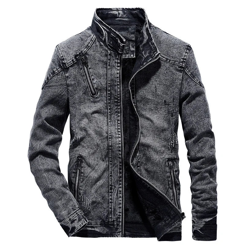 Denim Jackets for Men Classic Casual Style High-Quality