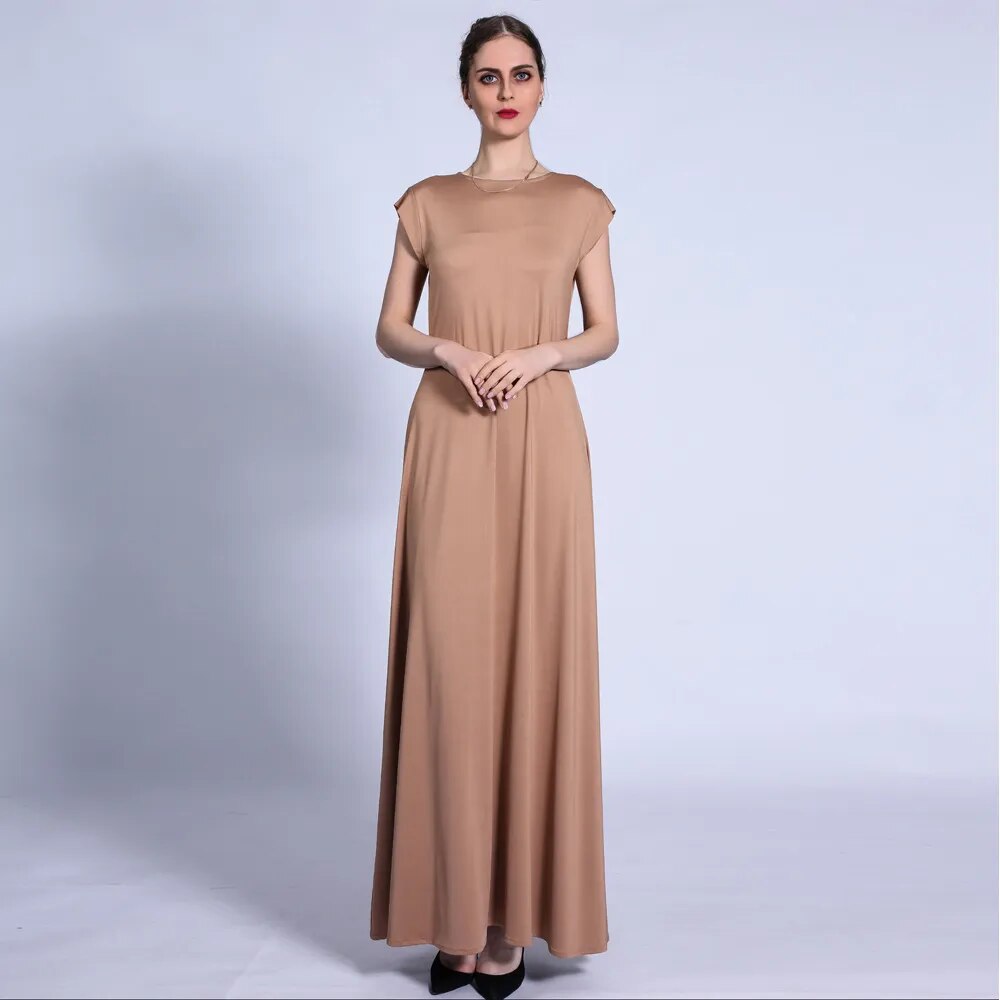 Basics Long Under Abaya Kaftan Dress