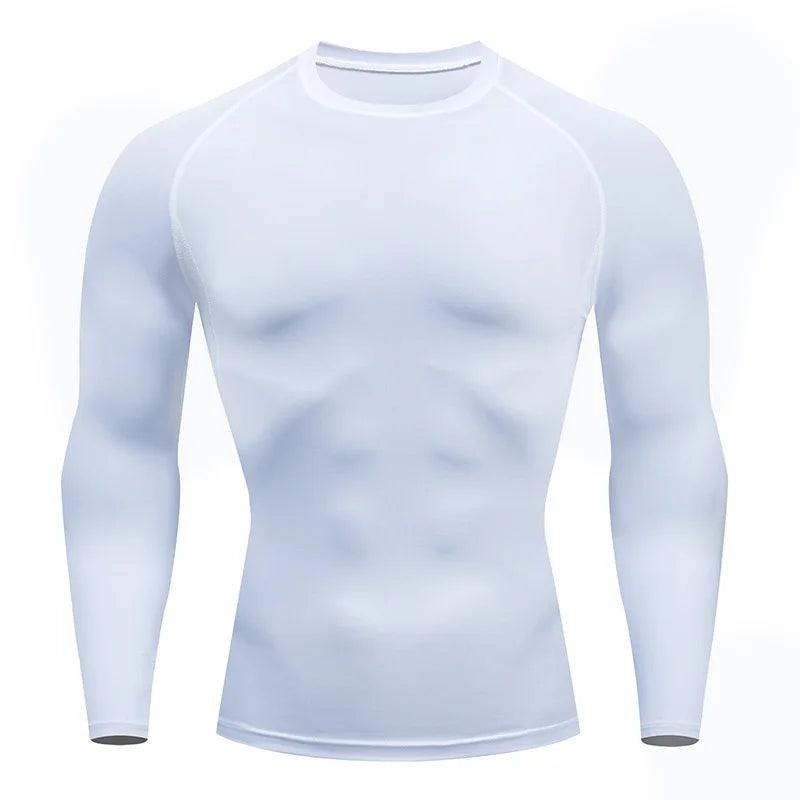 Performance Long Sleeve Men's Workout Compression Tops