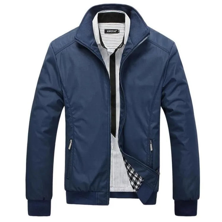 Men's Outdoor Windbreaker: Breathable, Slim Fit Jacket