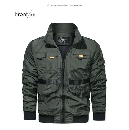 Stylish Men's Bomber Jacket Casual Style