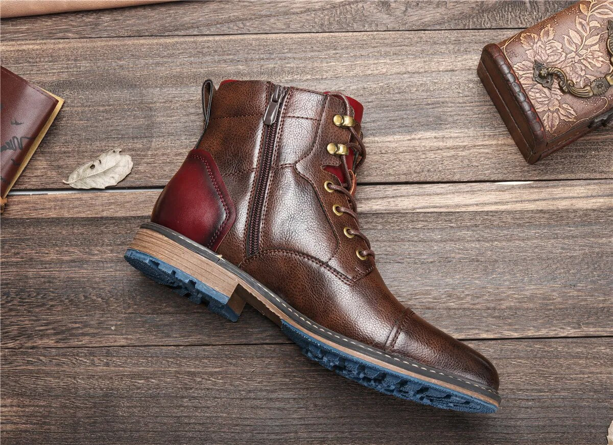 Men Narrow Front Winter Boots