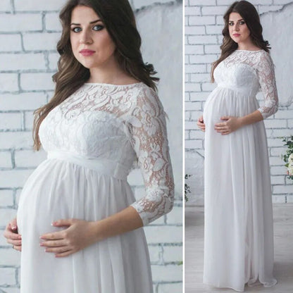 Maternity Lace Elegant Dresses