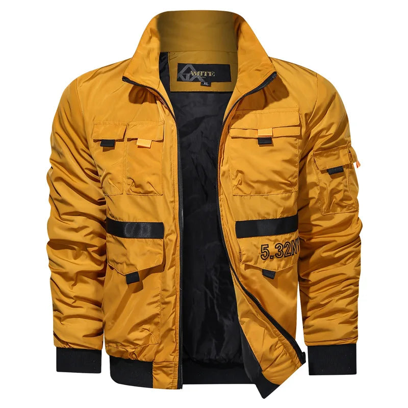 Stylish Men's Bomber Jacket Casual Style