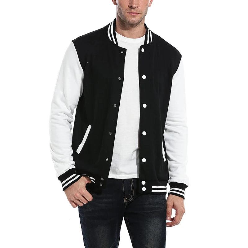 Men Baseball Streetwear Button down new style Jacket