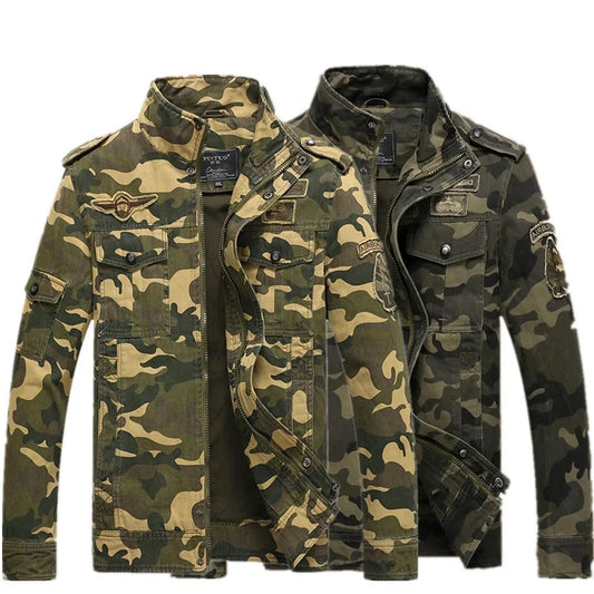 Men's Camo Outdoor Windproof Jacket