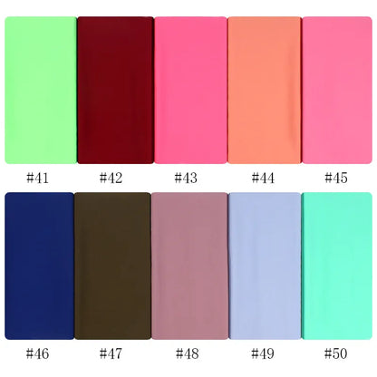 Chiffon Hijab Classic Solid 20+ colors