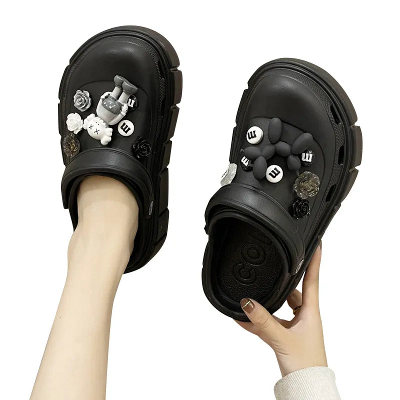 Women Platform Clogs Light Non-slip