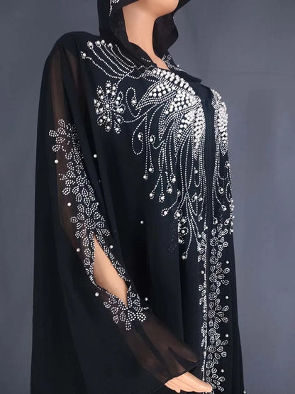 Modest Long Loose Black Abaya Kaftan