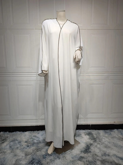 Abaya Dress 2 Piece Set Saudi Style Kaftan