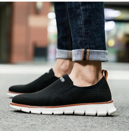 Men Slip On Mesh Breathable Loafers Sneakers Plus Sizes Available