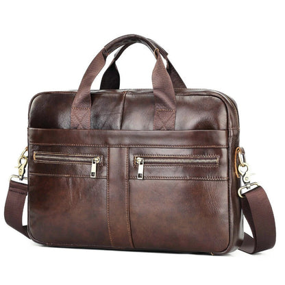 Business Genuine Leather Laptop Bag