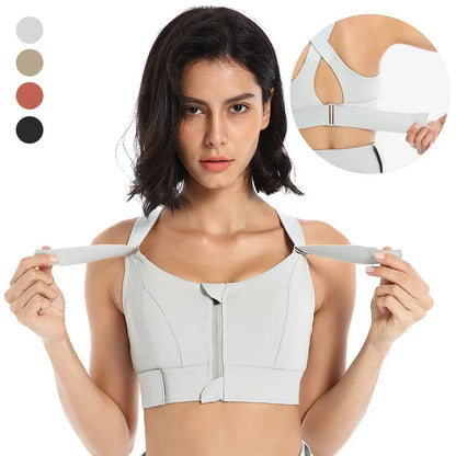 High-strength Sports Bra Small Front Zipper Fitness Vest