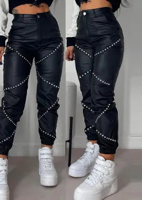 Long Cargo Pant 2023 Personalized Street Trends Pocket Design Cuffed