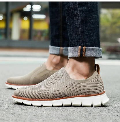 Men Slip On Mesh Breathable Loafers Sneakers Plus Sizes Available