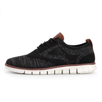 Men Casual Brogue Weave Breathable Light weight Sneakers