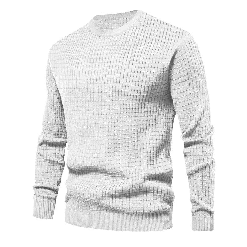 Men's round neck cotton casual sweaters