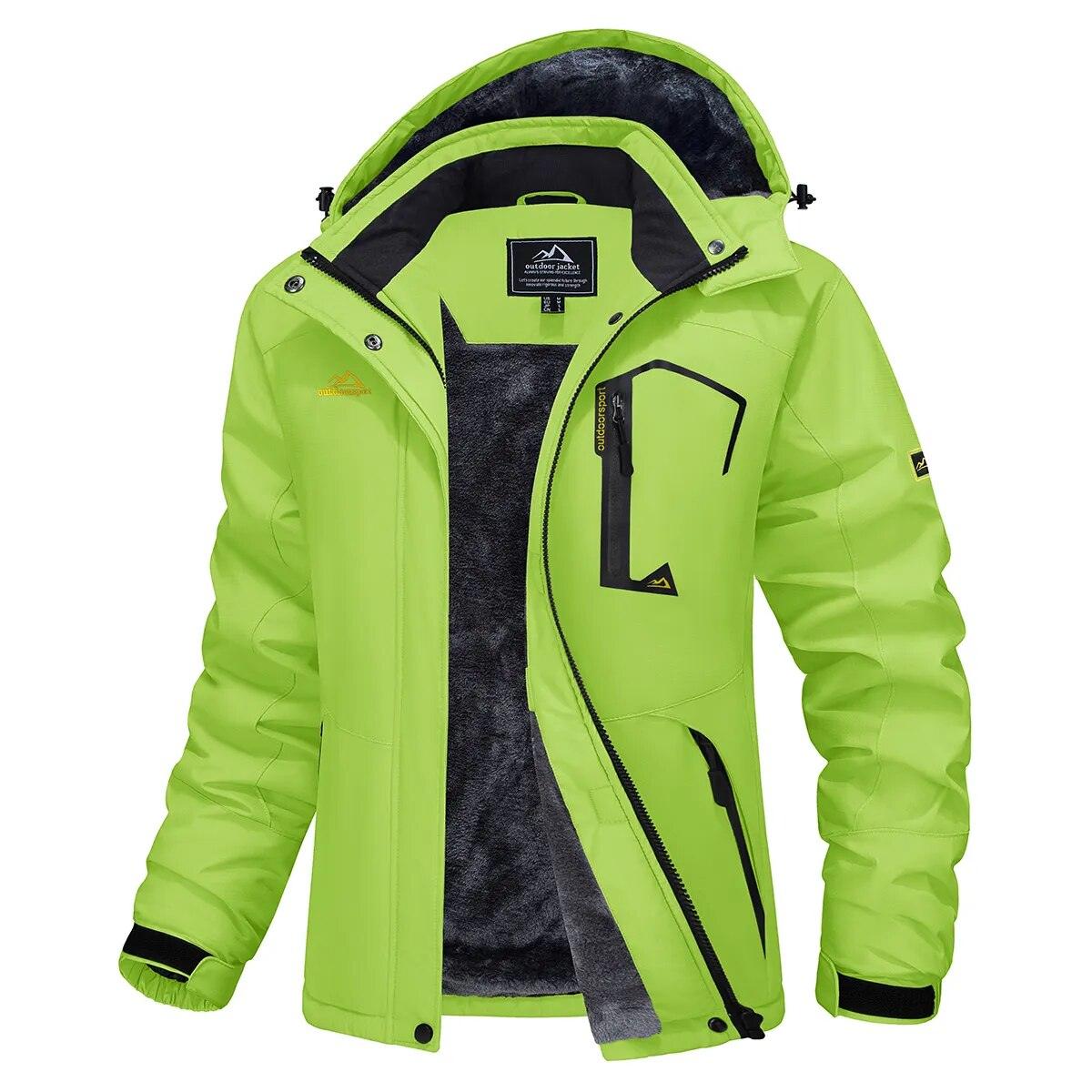 Ski Jacket Winter Warm Fleece Parka Waterproof Rain Snow Coat Windbreaker