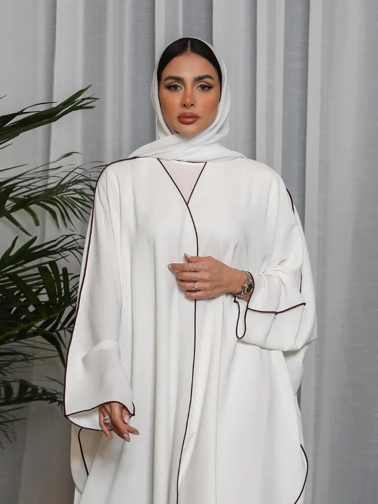 Abaya Dress 2 Piece Set Saudi Style Kaftan