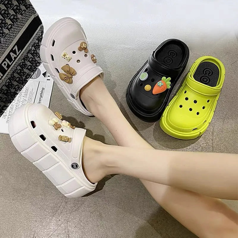 Women Platform Clogs Light Non-slip