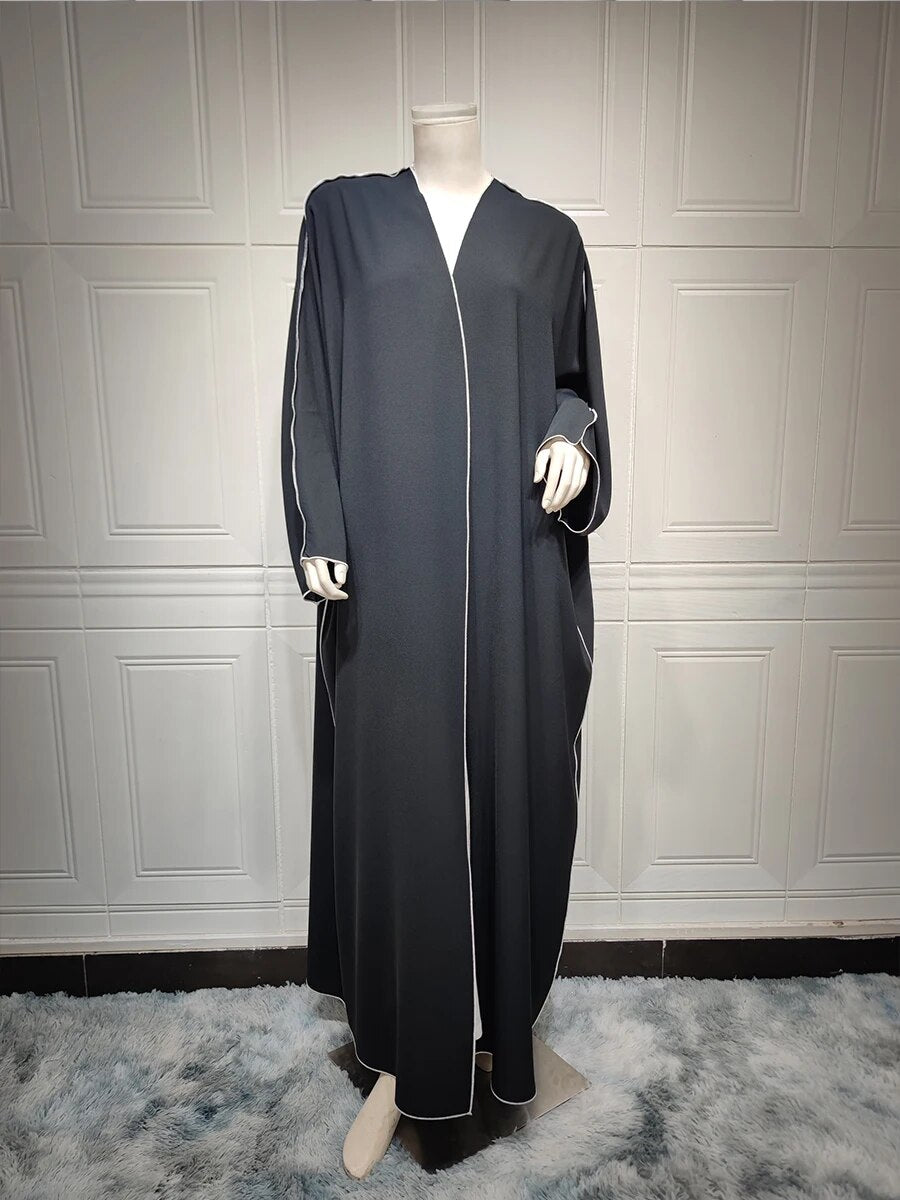 Abaya Dress 2 Piece Set Saudi Style Kaftan