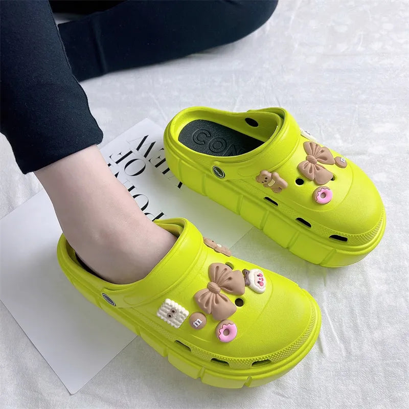 Women Platform Clogs Light Non-slip