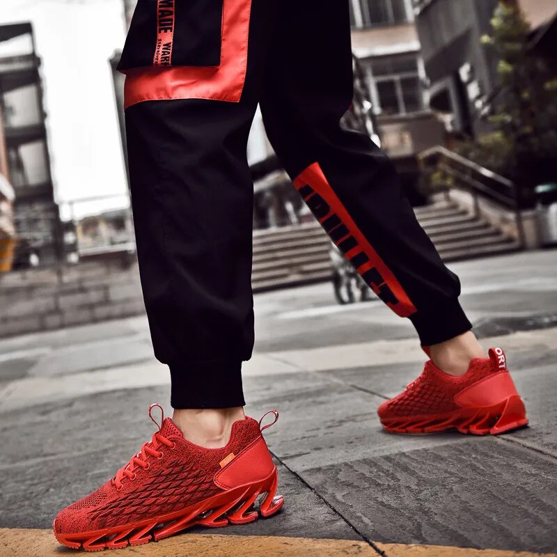 Men Casual Sports Mesh Running Lace-Up shoes